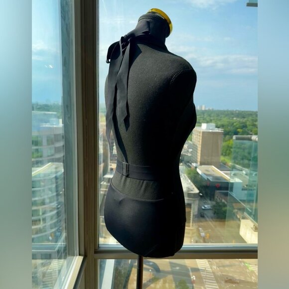 🆕 ZIMMERMANN 🧿 NWOT Anneke Halter One Piece Bathing Suit, Noir - Sz 1 - US 4/6 - Picture 8 of 16